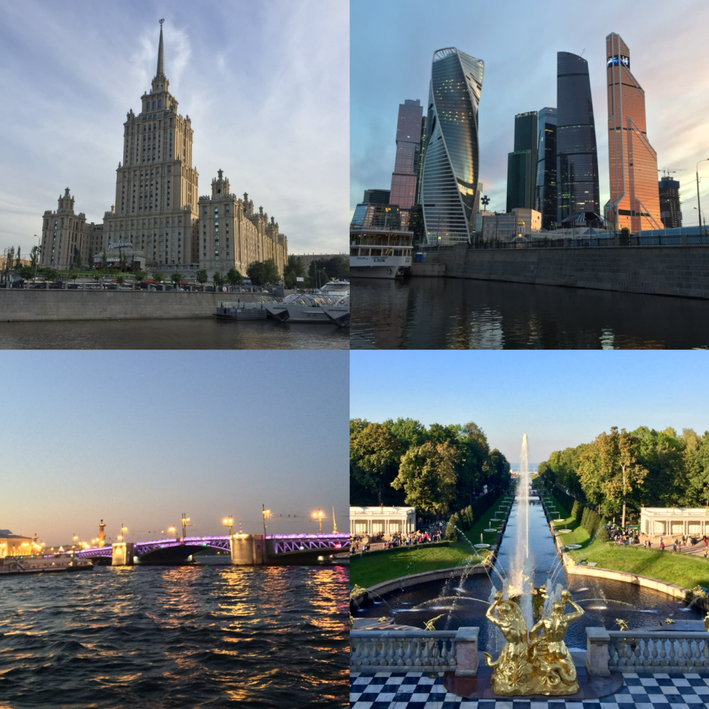 تفاوت معماری مسکو و سن پترزبورگ